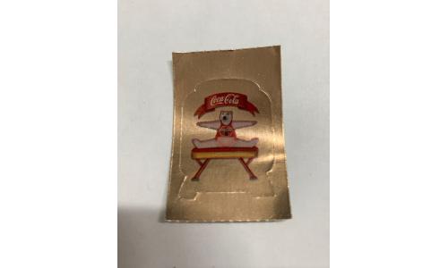 Coca Cola Mini Mania Adesivo Bronze Barra Fixa